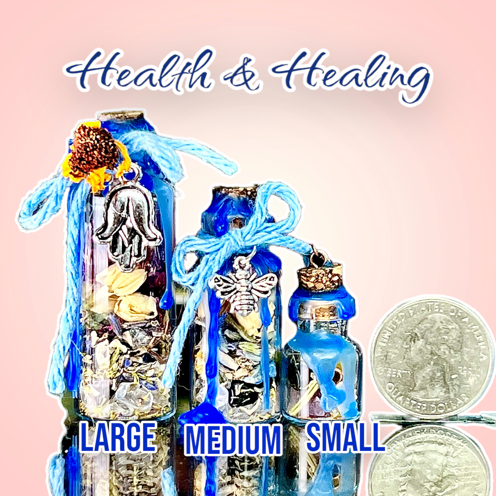 Health & Healing Bottled Charms – Zinks Town