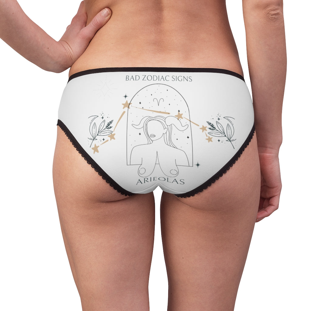 Aries Panties, Astrology Underwear, Cotton Briefs, Astrology